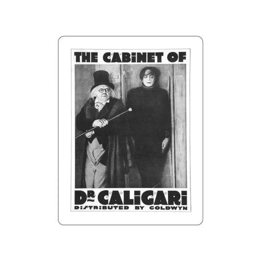 THE CABINET OF DR. CALIGARI (3) 1920 Movie Poster STICKER Vinyl Die-Cut Decal 2 Inch - The Sticker Space