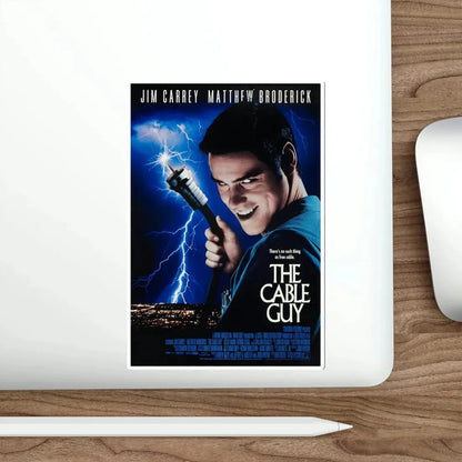 The Cable Guy 1996 Movie Poster STICKER Vinyl Die-Cut Decal - The Sticker Space