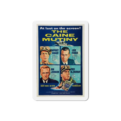 The Caine Mutiny 1954 Movie Poster Refrigerator Magnet 2 Inch - The Sticker Space