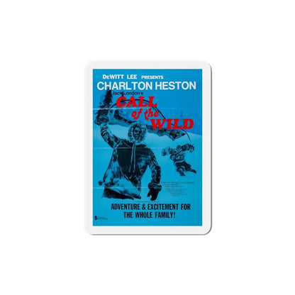 The Call of the Wild 1972 Movie Poster Refrigerator Magnet 6 Inch - The Sticker Space