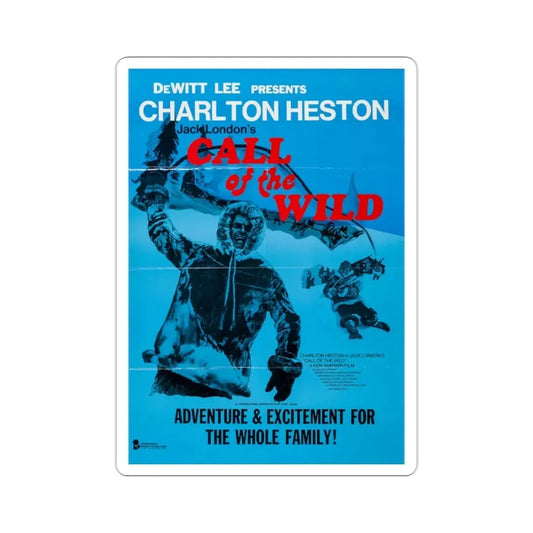 The Call of the Wild 1972 Movie Poster STICKER Vinyl Die-Cut Decal 2 Inch - The Sticker Space