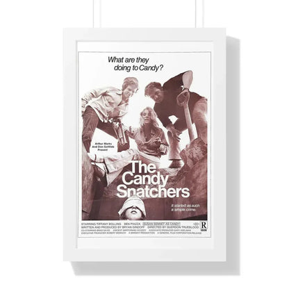 THE CANDY SNATCHERS 1973 - Framed Movie Poster 16″ x 24″ White - The Sticker Space