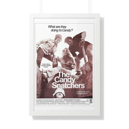 THE CANDY SNATCHERS 1973 - Framed Movie Poster 20" x 30" White - The Sticker Space