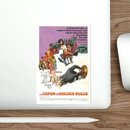 The Caper of the Golden Bulls 1967 Movie Poster STICKER Vinyl Die-Cut Decal-The Sticker Space