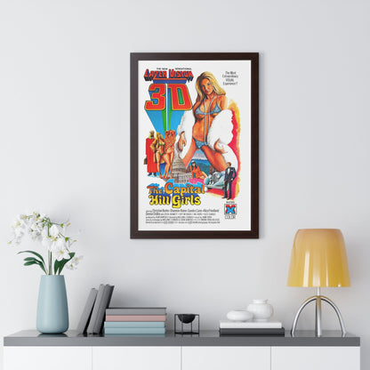 THE CAPITAL HILL GIRLS 1977 - Framed Movie Poster-The Sticker Space