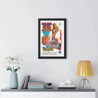 THE CAPITAL HILL GIRLS 1977 - Framed Movie Poster - The Sticker Space