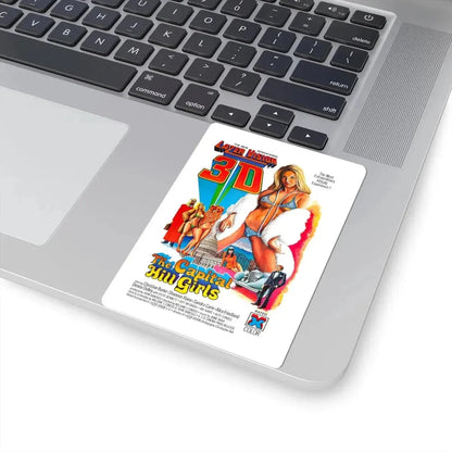 THE CAPITAL HILL GIRLS 1977 Movie Poster - STICKER Vinyl Kiss-Cut Decal - The Sticker Space