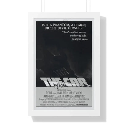 THE CAR 1977 - Framed Movie Poster 16″ x 24″ White - The Sticker Space