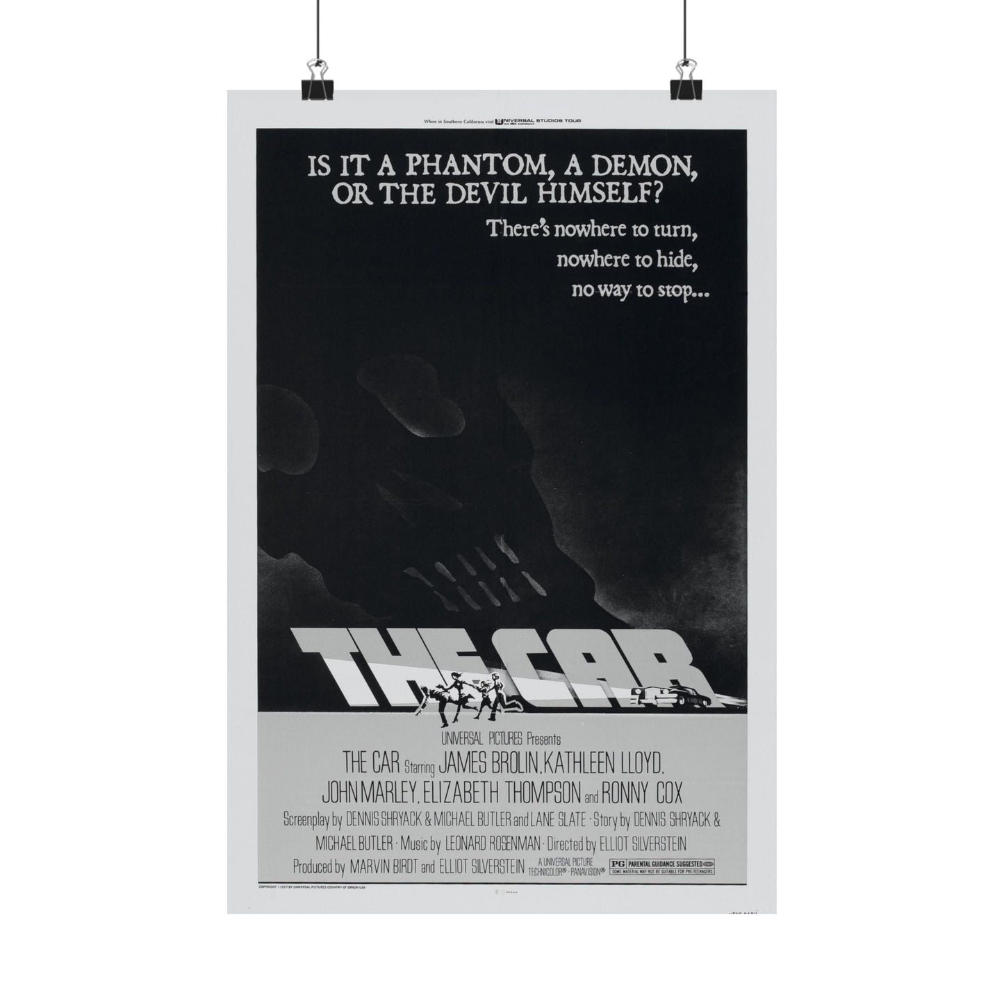 THE CAR 1977 - Paper Movie Poster-12″ x 18″-The Sticker Space