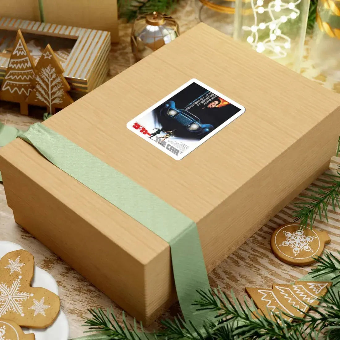 THE CAR (ASIAN) 1977 Movie Poster - STICKER Vinyl Kiss-Cut Decal - The Sticker Space