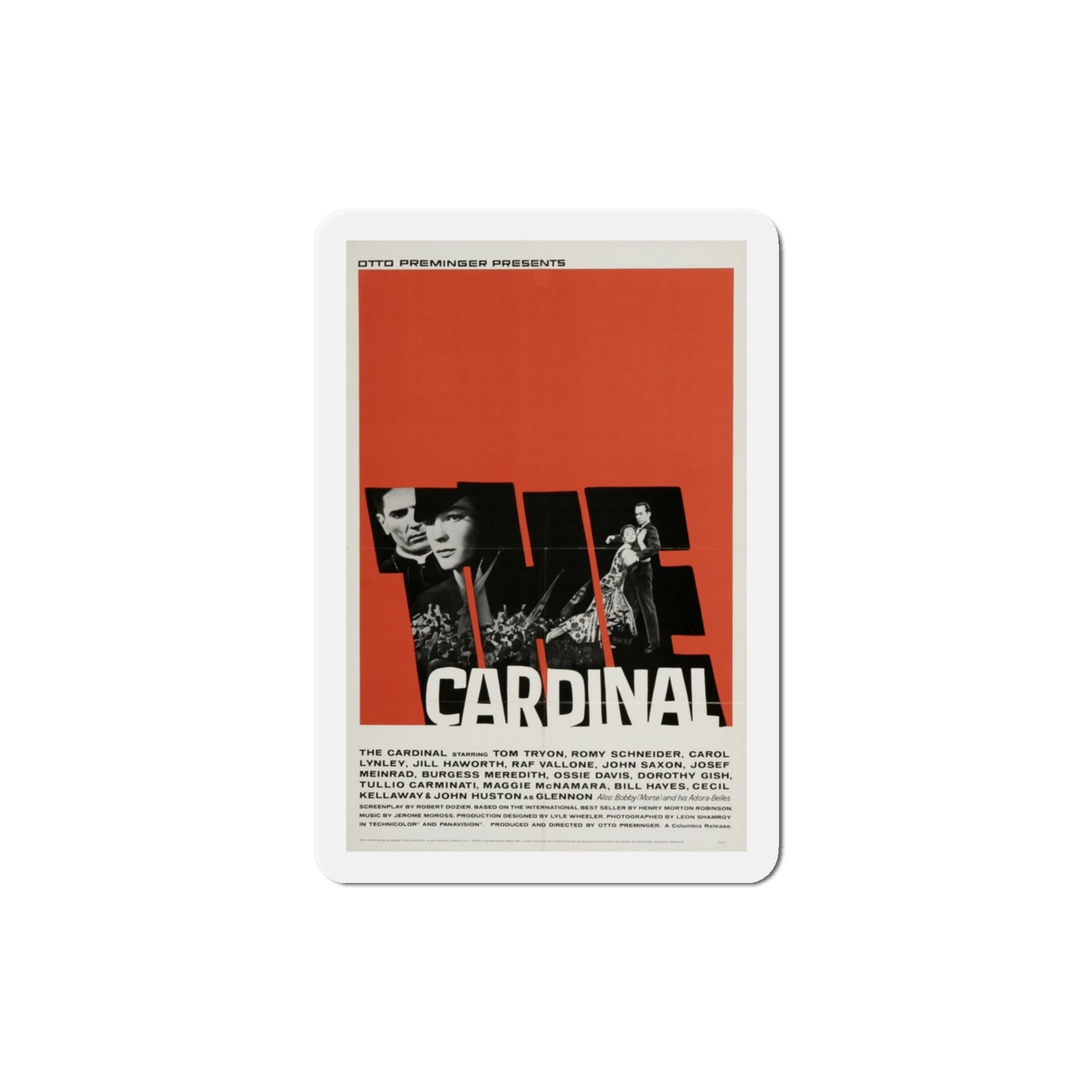 The Cardinal 1963 Movie Poster Die-Cut Magnet-3 Inch-The Sticker Space