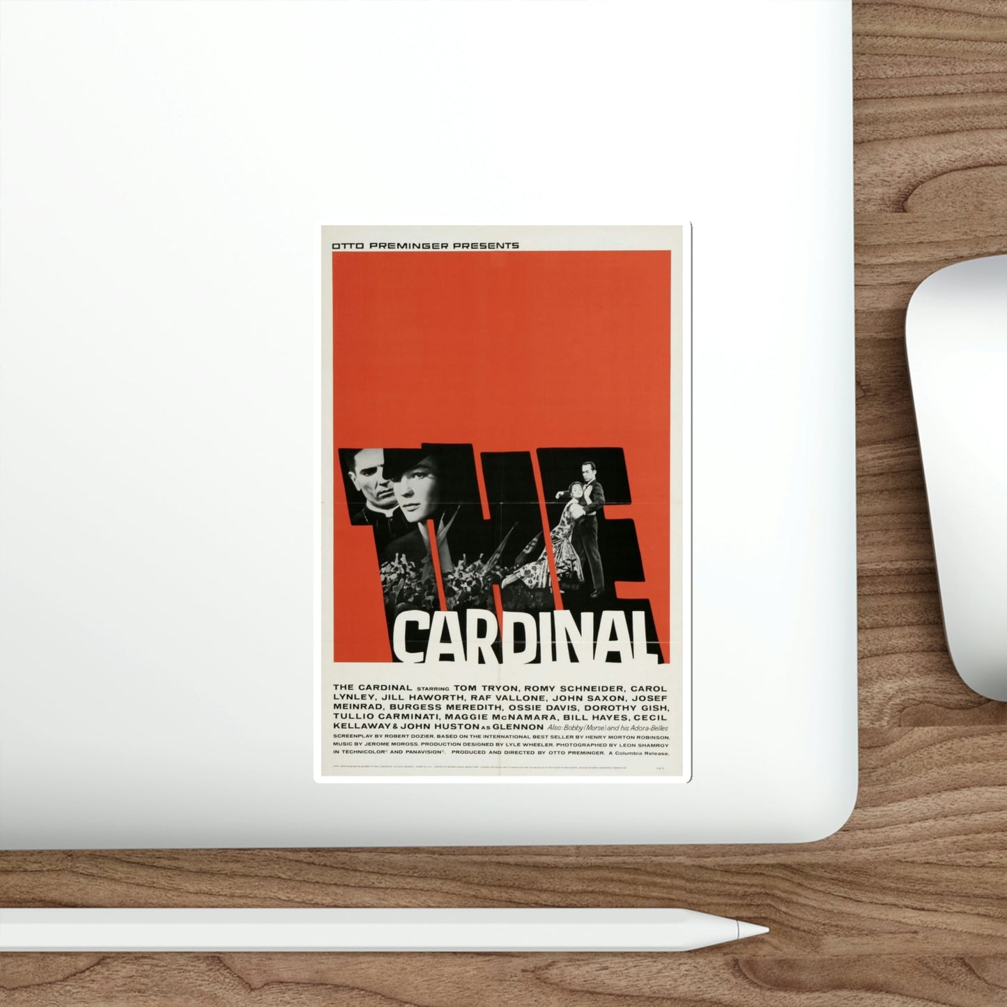 The Cardinal 1963 Movie Poster STICKER Vinyl Die-Cut Decal-The Sticker Space