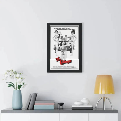 THE CARHOPS 1975 - Framed Movie Poster - The Sticker Space