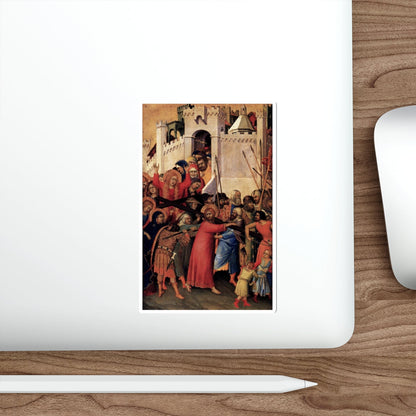 The Carrying of the Cross (Artwork) STICKER Vinyl Die-Cut Decal-The Sticker Space