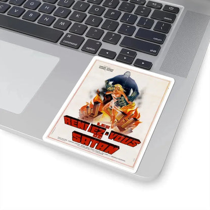 THE CASE OF THE BLOODY IRIS (FRENCH) 1972 Movie Poster - STICKER Vinyl Kiss-Cut Decal - The Sticker Space