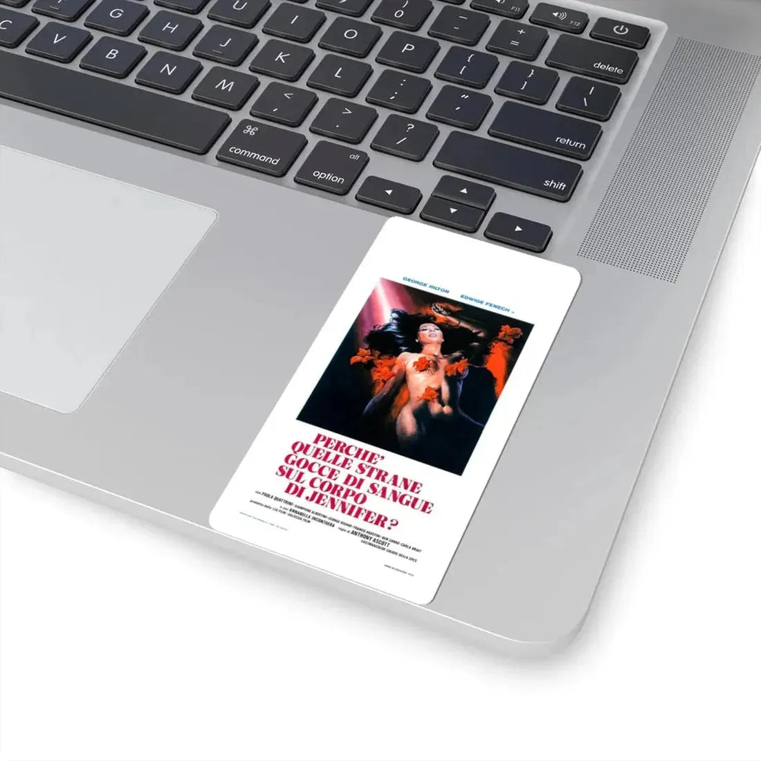 THE CASE OF THE BLOODY IRIS (ITALIAN) 1972 Movie Poster - STICKER Vinyl Kiss-Cut Decal - The Sticker Space