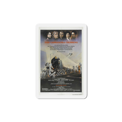 The Cassandra Crossing 1977 Movie Poster Die-Cut Magnet-3" x 3"-The Sticker Space