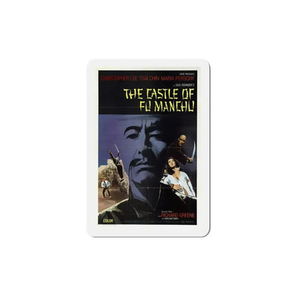 The Castle of Fu Manchu 1972 Movie Poster Refrigerator Magnet 4 Inch - The Sticker Space