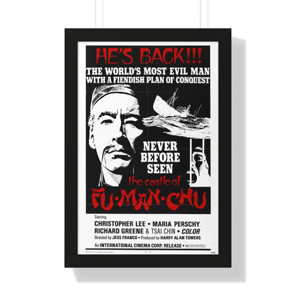 THE CASTLE OF FU MANCHU (2) 1969 - Framed Movie Poster-16″ x 24″-The Sticker Space