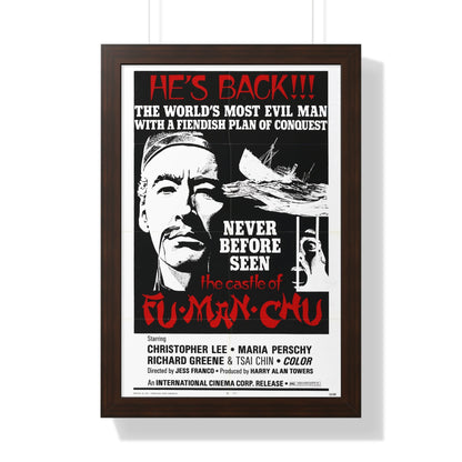 THE CASTLE OF FU MANCHU (2) 1969 - Framed Movie Poster-16″ x 24″-The Sticker Space