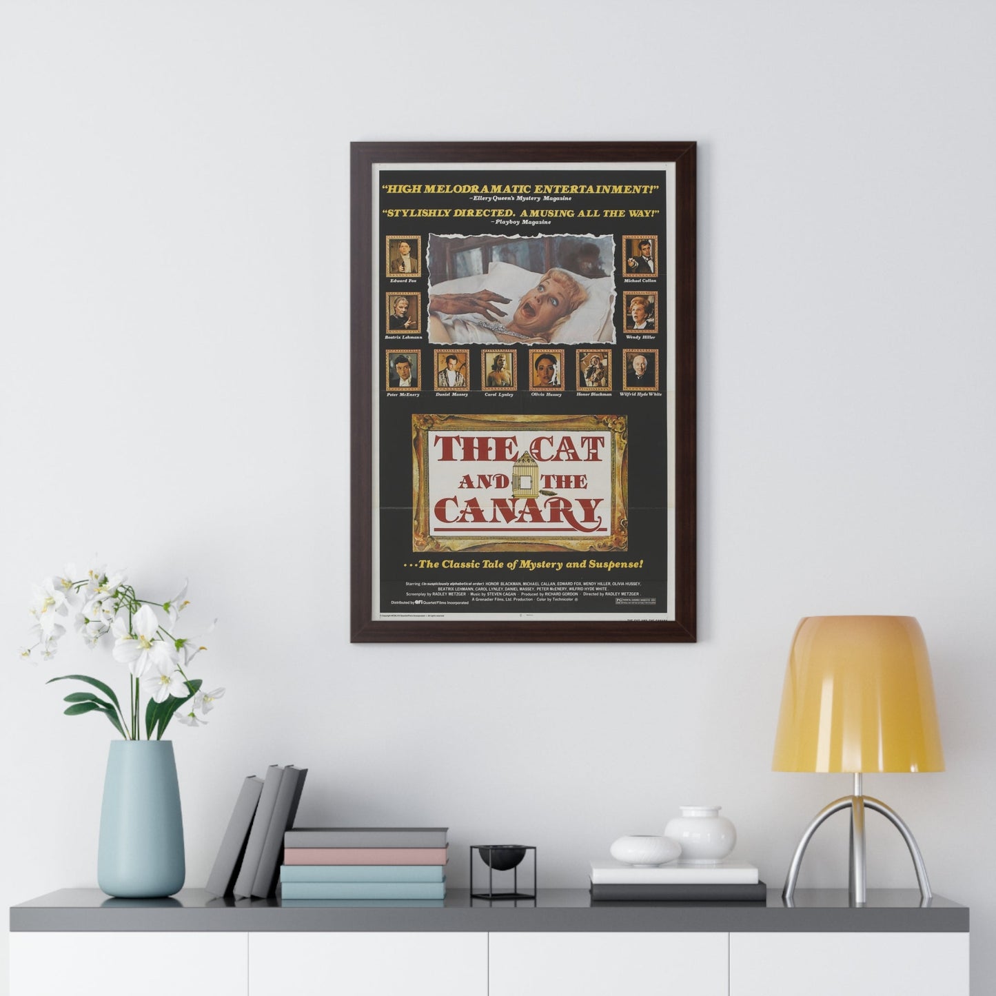 THE CAT AND THE CANARY 1978 - Framed Movie Poster-The Sticker Space