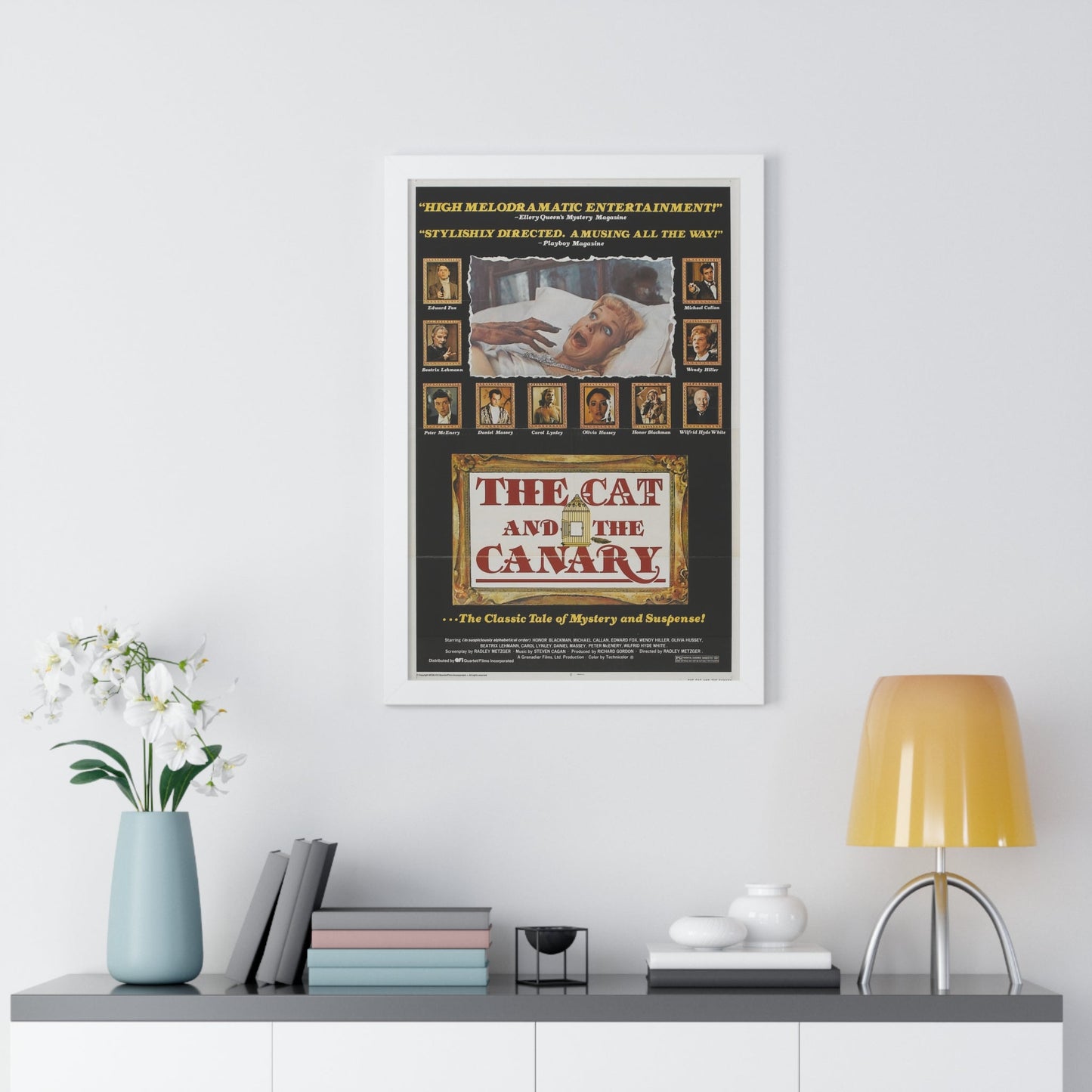 THE CAT AND THE CANARY 1978 - Framed Movie Poster-The Sticker Space