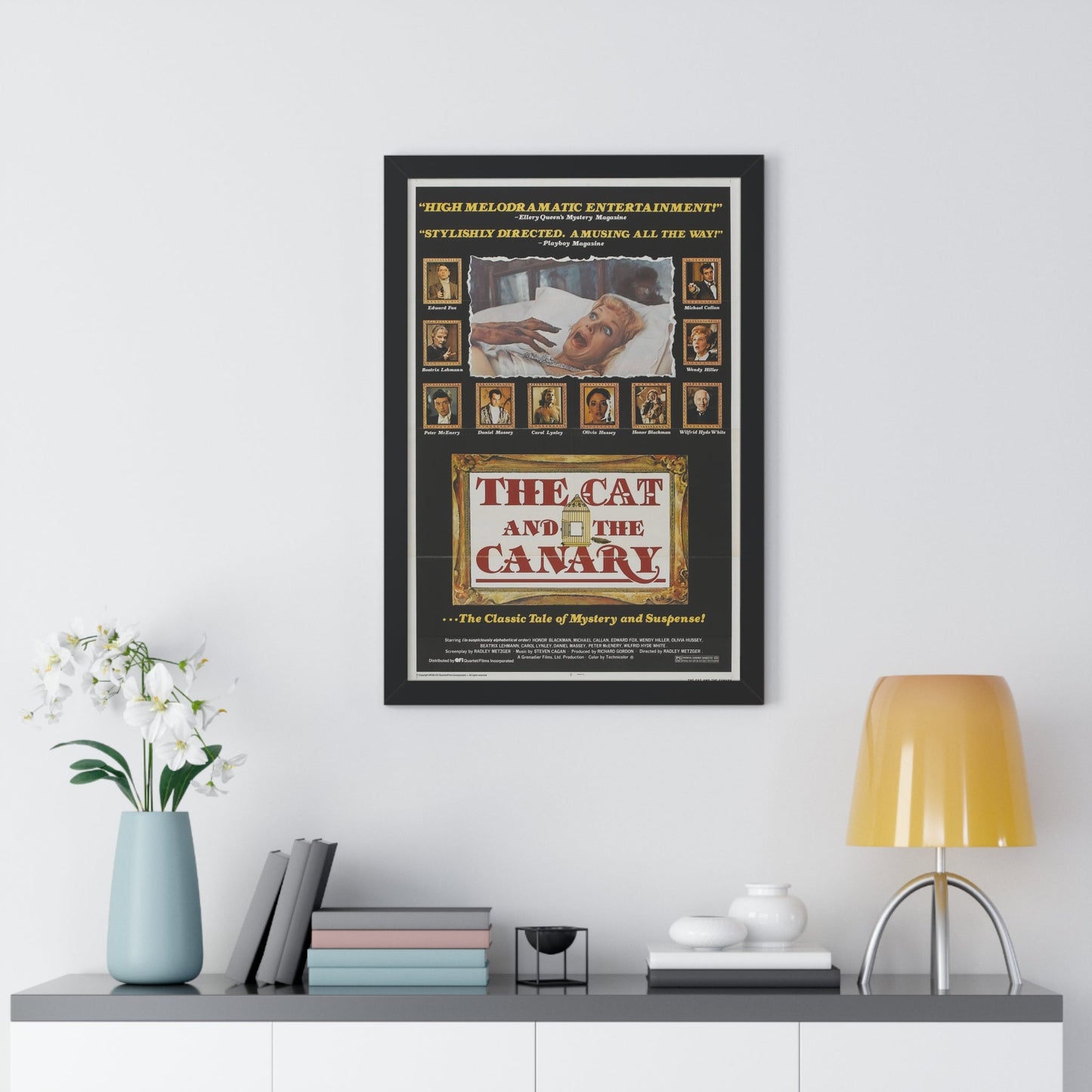 THE CAT AND THE CANARY 1978 - Framed Movie Poster-The Sticker Space