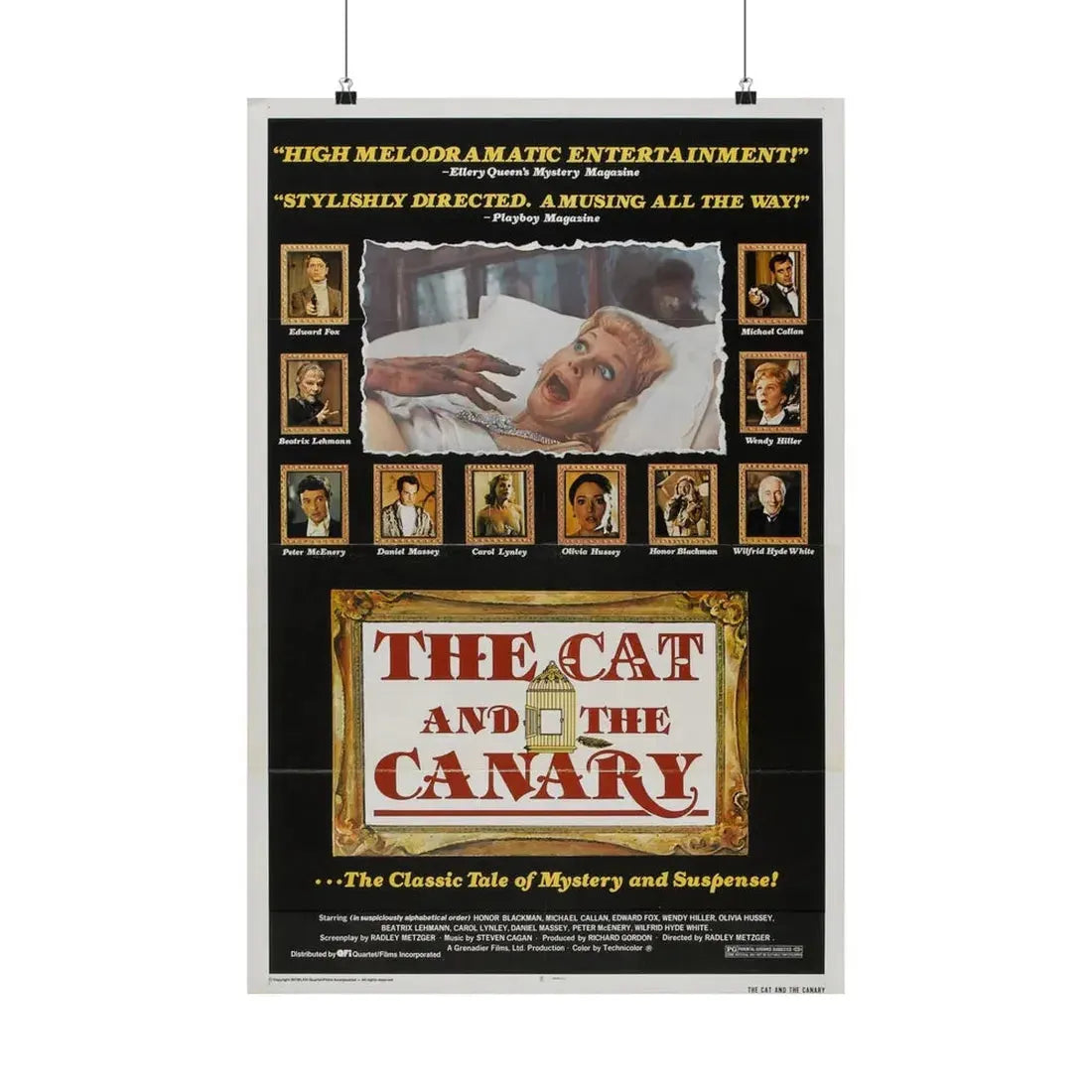 THE CAT AND THE CANARY 1978 - Paper Movie Poster 20″ x 30″ Matte - The Sticker Space