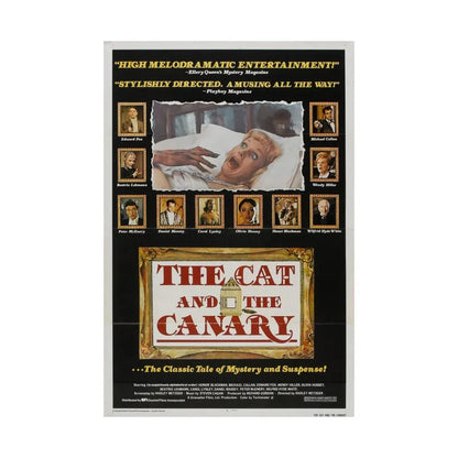 THE CAT AND THE CANARY 1978 - Paper Movie Poster - The Sticker Space