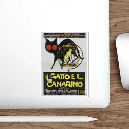 THE CAT AND THE CANARY (2) 1978 Movie Poster STICKER Vinyl Die-Cut Decal-The Sticker Space