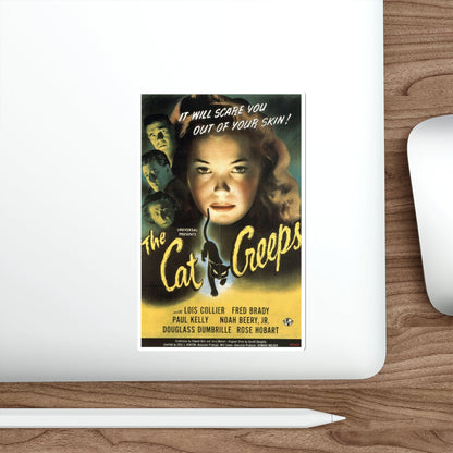 THE CAT CREEPS 1946 Movie Poster STICKER Vinyl Die-Cut Decal-The Sticker Space
