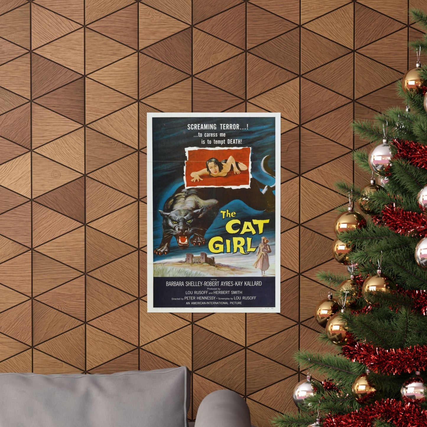 THE CAT GIRL 1957 - Paper Movie Poster-The Sticker Space