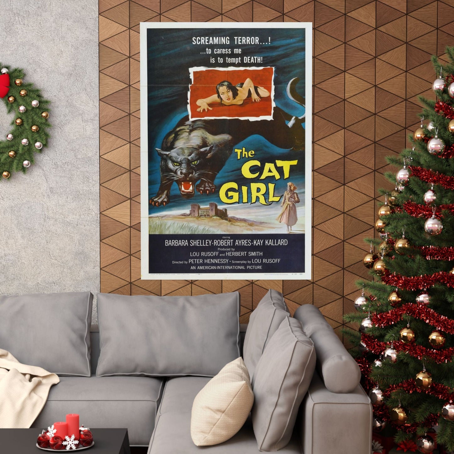 THE CAT GIRL 1957 - Paper Movie Poster-The Sticker Space