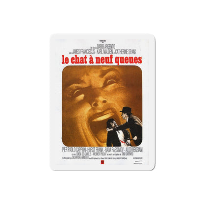 THE CAT O'NINE TAILS (FRENCH) (2) 1971 Movie Poster - Refrigerator Magnet-6" × 6"-The Sticker Space