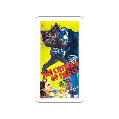 THE CATMAN OF PARIS 1946 Movie Poster STICKER Vinyl Die-Cut Decal 6 Inch - The Sticker Space