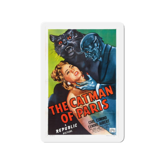 THE CATMAN OF PARIS (2) 1946 Movie Poster - Refrigerator Magnet-2" x 2"-The Sticker Space