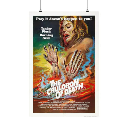 THE CAULDRON OF DEATH 1973 - Paper Movie Poster 20″ x 30″ Matte - The Sticker Space