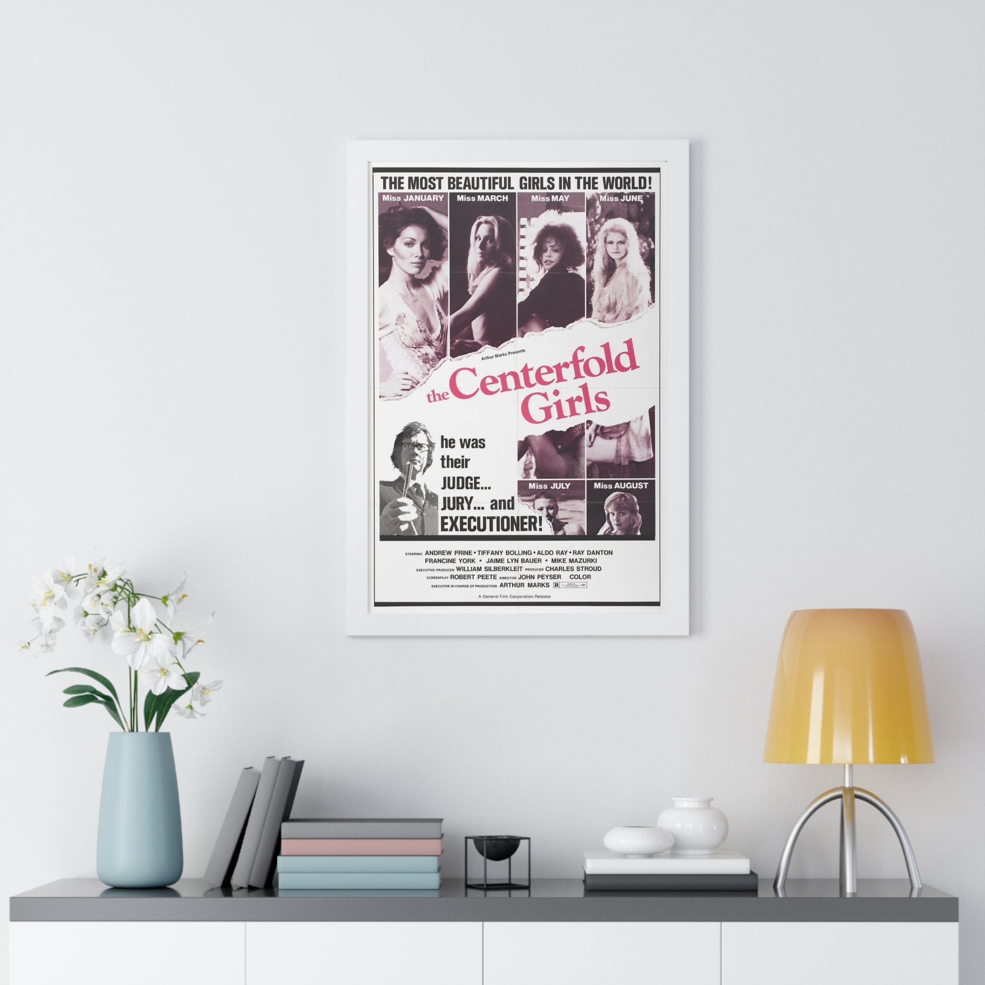 THE CENTERFOLD GIRLS 1974 - Framed Movie Poster-The Sticker Space