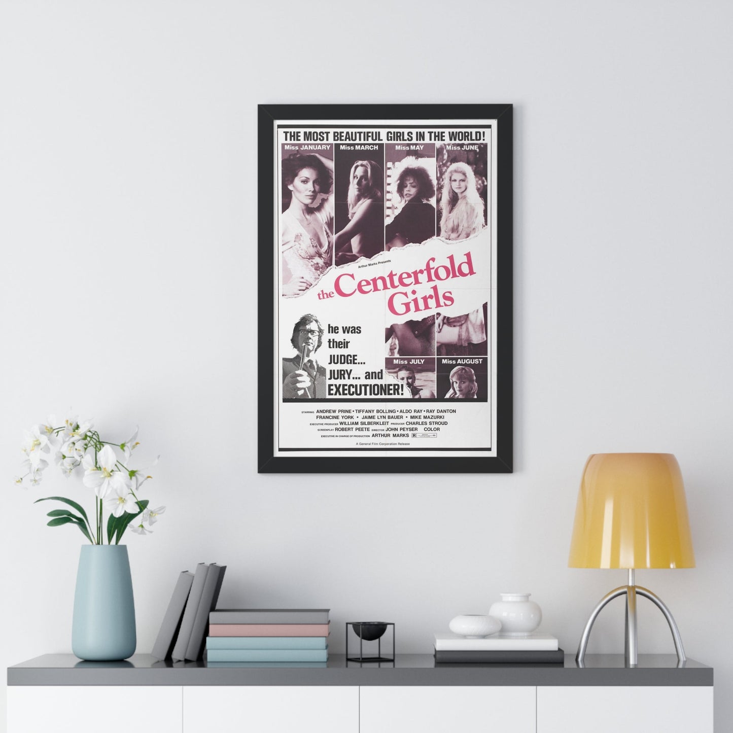 THE CENTERFOLD GIRLS 1974 - Framed Movie Poster-The Sticker Space