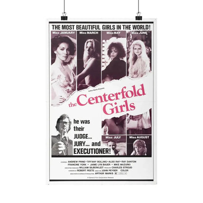 THE CENTERFOLD GIRLS 1974 - Paper Movie Poster 12″ x 18″ Matte - The Sticker Space