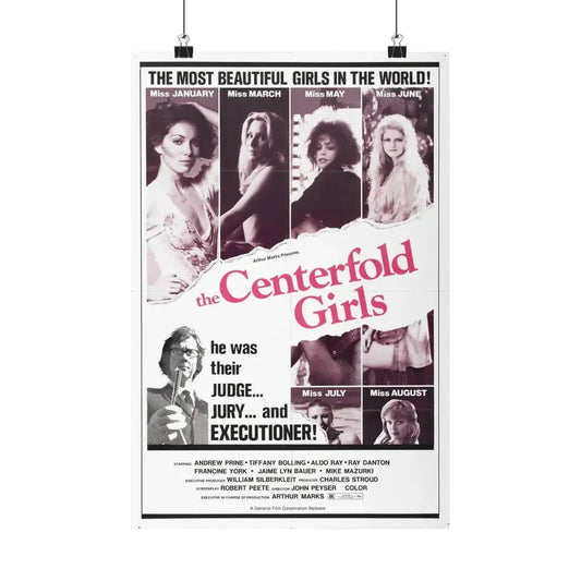THE CENTERFOLD GIRLS 1974 - Paper Movie Poster 12″ x 18″ Matte - The Sticker Space