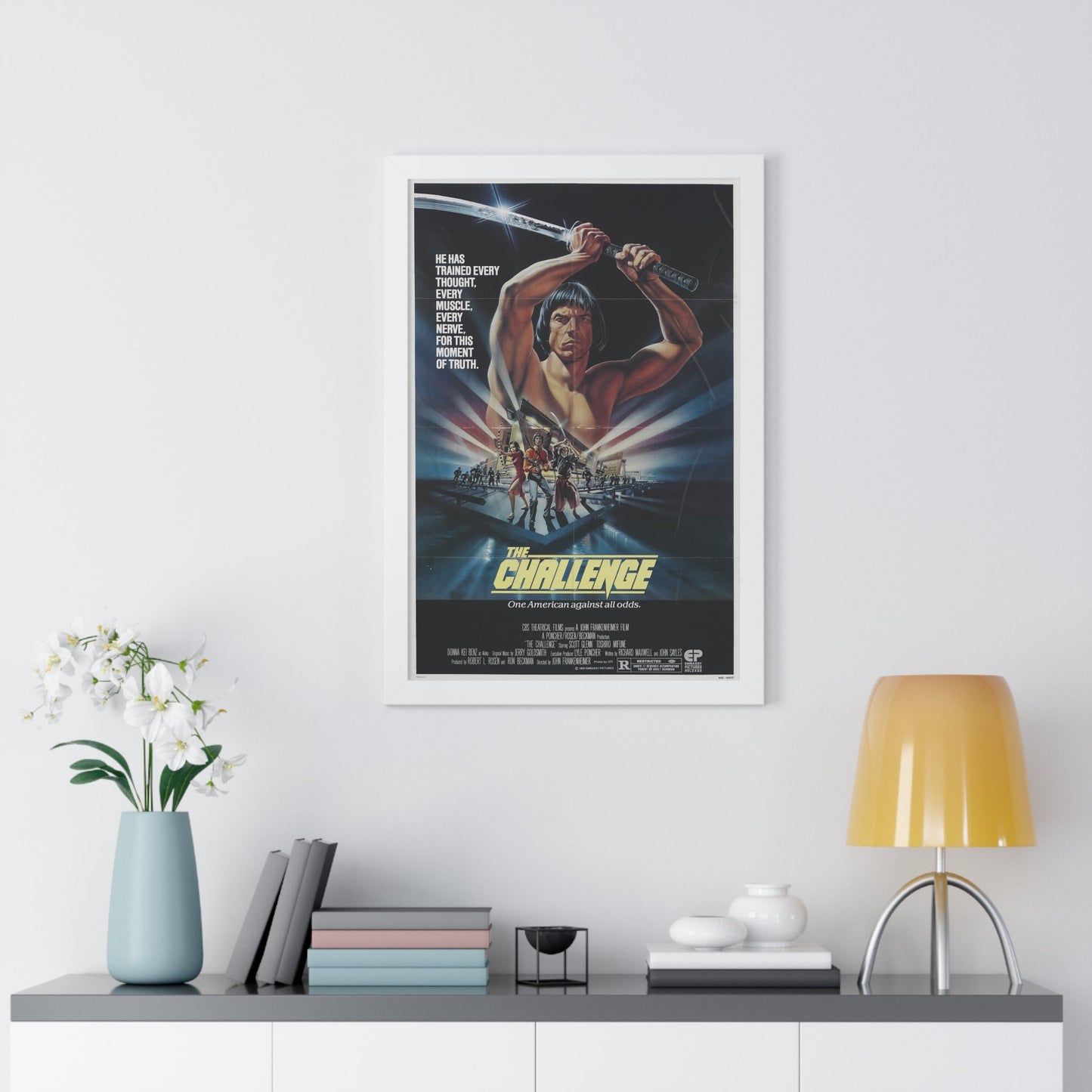 THE CHALLENGE 1982 - Framed Movie Poster-The Sticker Space