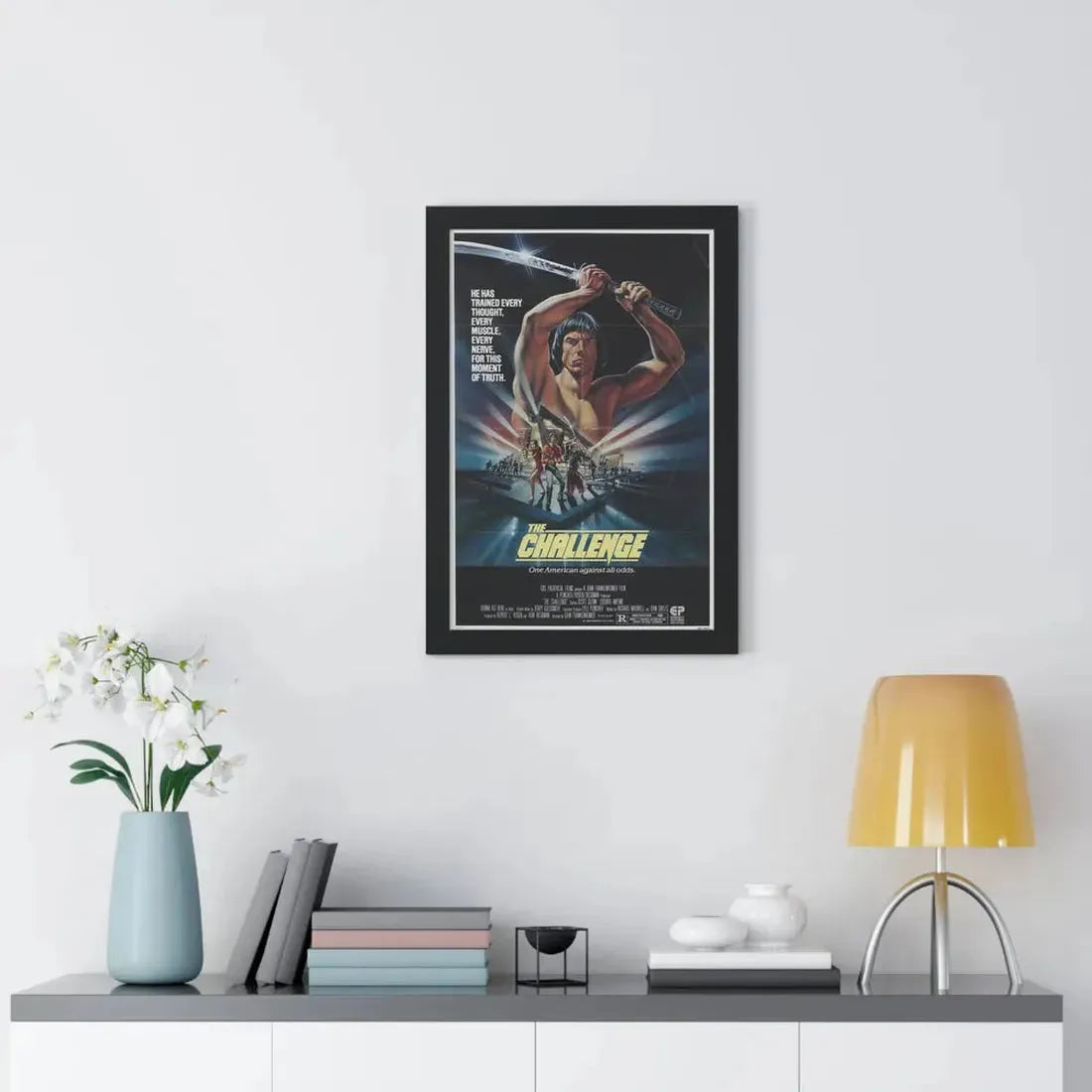 THE CHALLENGE 1982 - Framed Movie Poster - The Sticker Space