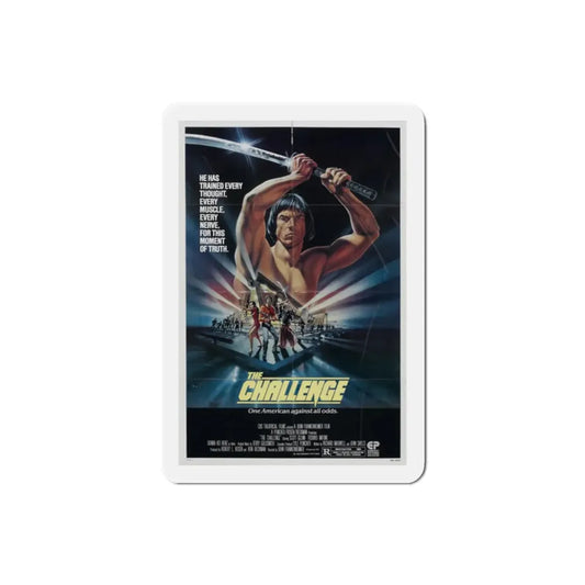 The Challenge 1982 Movie Poster Refrigerator Magnet 2 Inch - The Sticker Space