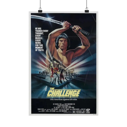 THE CHALLENGE 1982 - Paper Movie Poster 12″ x 18″ Matte - The Sticker Space