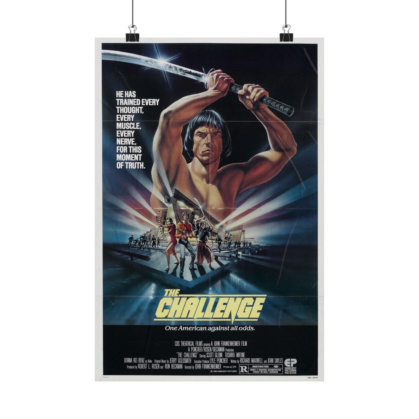 THE CHALLENGE 1982 - Paper Movie Poster-12″ x 18″-The Sticker Space