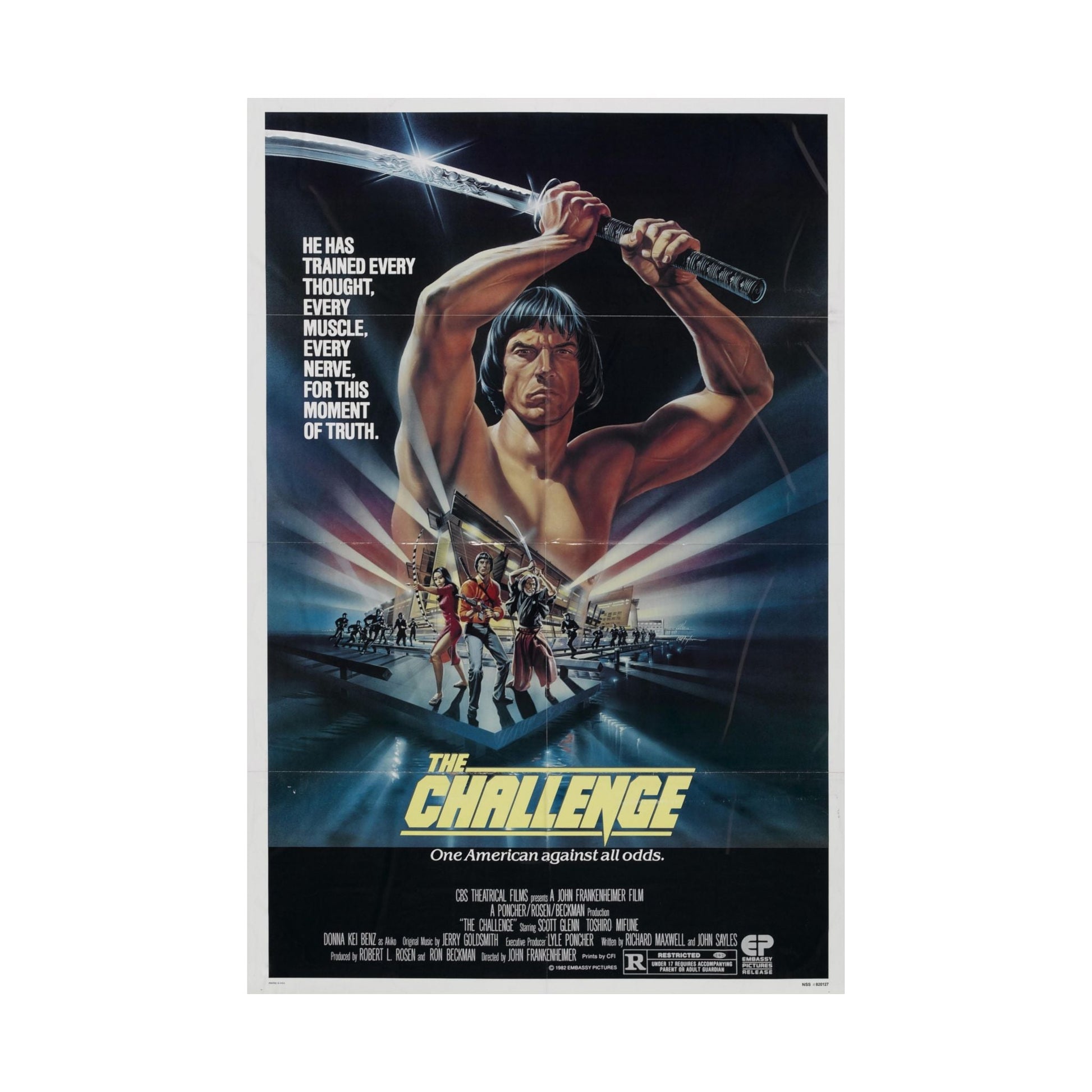 THE CHALLENGE 1982 - Paper Movie Poster-The Sticker Space