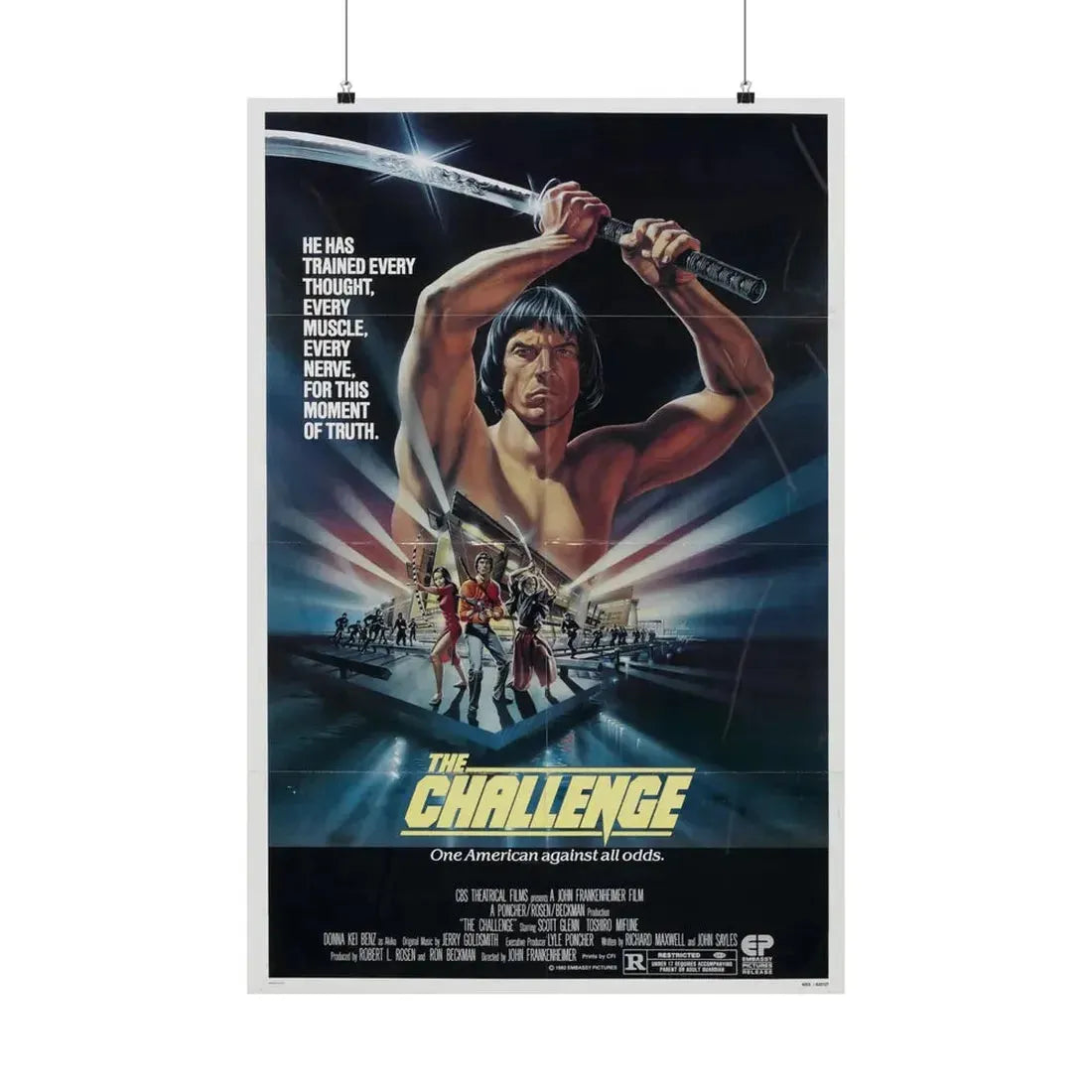 THE CHALLENGE 1982 - Paper Movie Poster 24″ x 36″ Matte - The Sticker Space