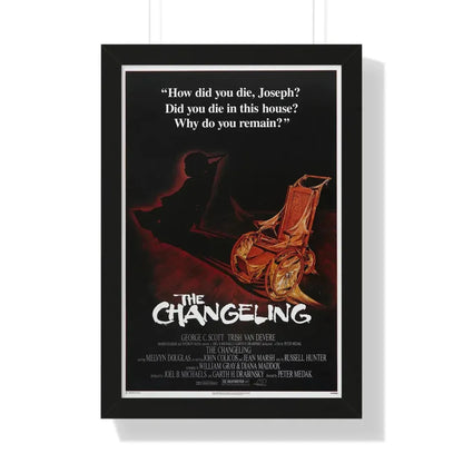 THE CHANGELING 1980 - Framed Movie Poster 16″ x 24″ Black - The Sticker Space