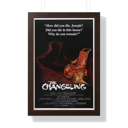 THE CHANGELING 1980 - Framed Movie Poster-16″ x 24″-The Sticker Space